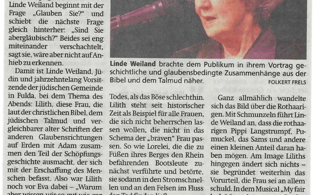 Linde Weiland zu Gast in Uelzen am 24.05.2025…
