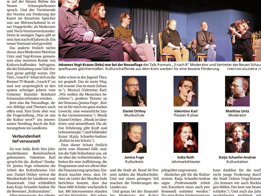 „Drei nach Acht“ im Spiegel der Presse